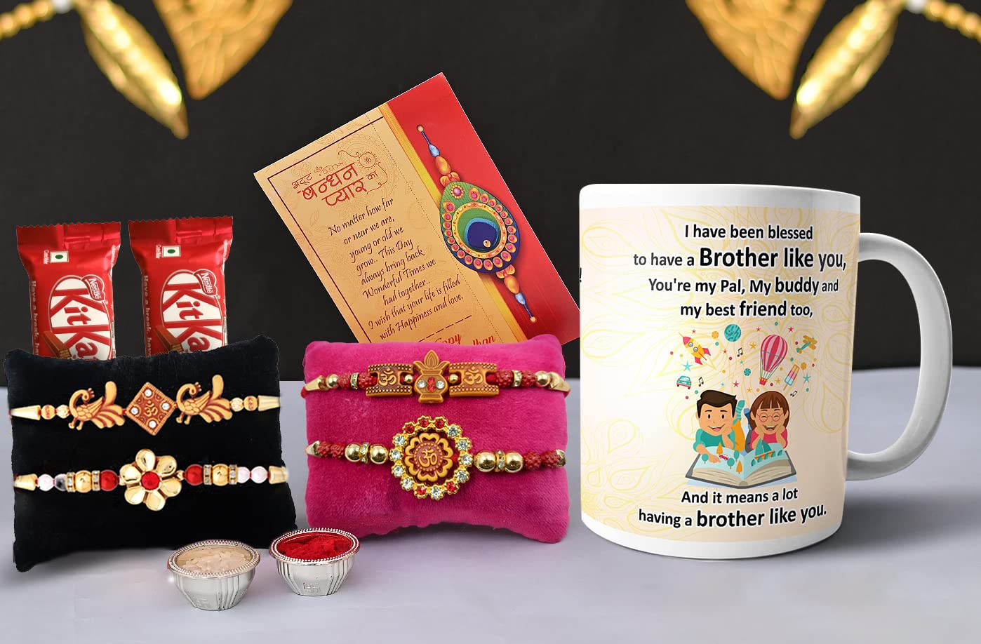 Rakhi with Mugs