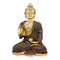 Brass Blessing Pose Buddha Statue With Scared Kalash