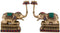 Pair of Brass Elephant Statue with embedded Oil Lamp