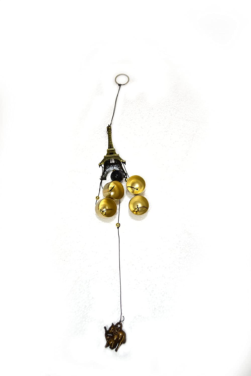 Metal Eiffel Tower Wind Chime Hanging