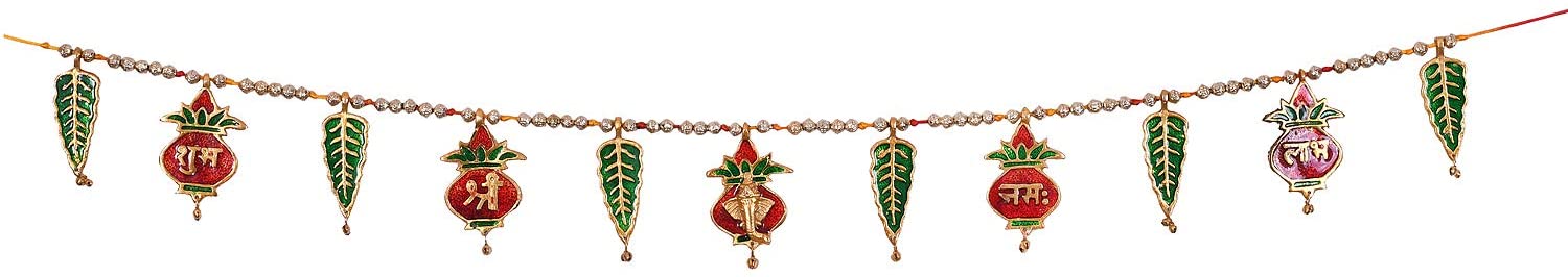 Metal Religious Bandarwal/Toran Decorative Door Hanging