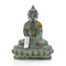Meditating Brass Statue of Dharmachakra Buddhism Idol