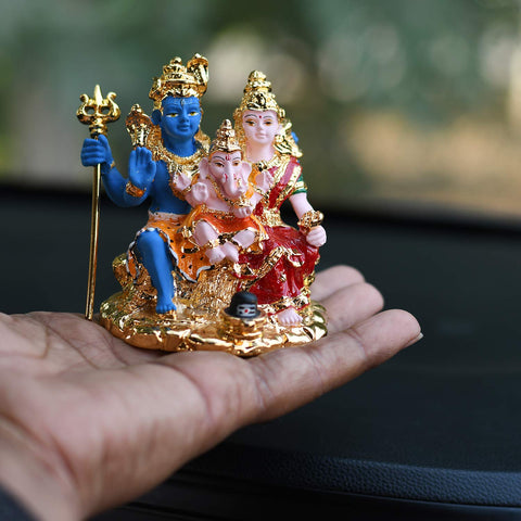 Lord Shiv Parivar Decorative Sculpture