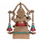 Ganesha Brass Idol Diya Oil Lamp Stand Showpiece 