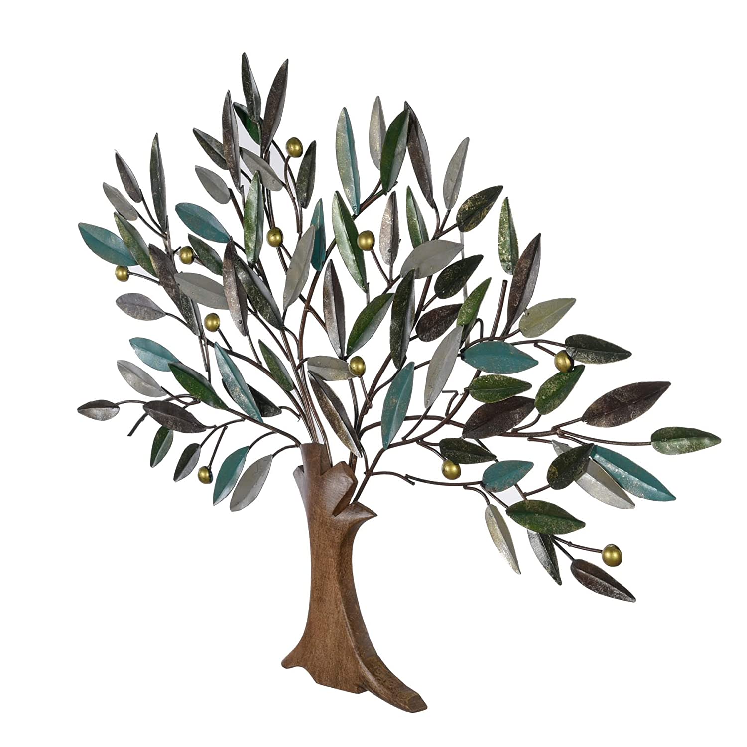 Metal Multicolor Tree Of Life Wall Hanging Showpiece