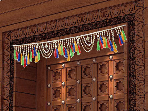 Multicolor Handmade Fancy Bandarwal for Decoration