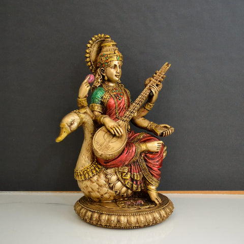 Maa Saraswati Resin Murti Idol, SMAS104