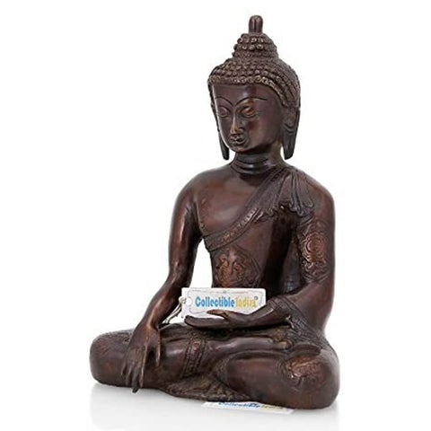 Brass Shakyamuni Buddha Idol Murti Showpiece