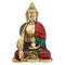 Brass Medicine Lord Buddha Idol Showpiece With Sacred Kalash
