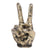 Hand Gesture of Victory Sign Polyresin Showpiece
