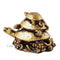 Polyresin Figurine of Triple tiered Turtles Worship Showpiece