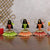 Metal Dancing Lady Figurines - Table Decor (Set of 3)