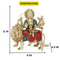 Brass Goddess Durga Maa Dts108