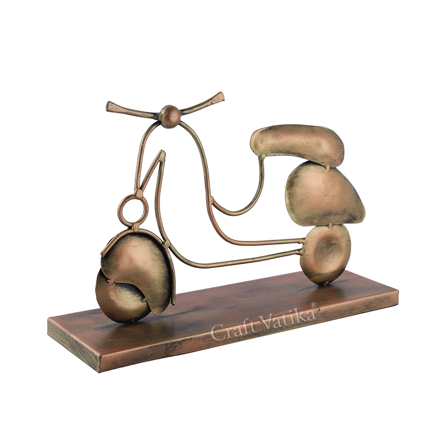 Iron Scooter Figurine Decorative Showpiece