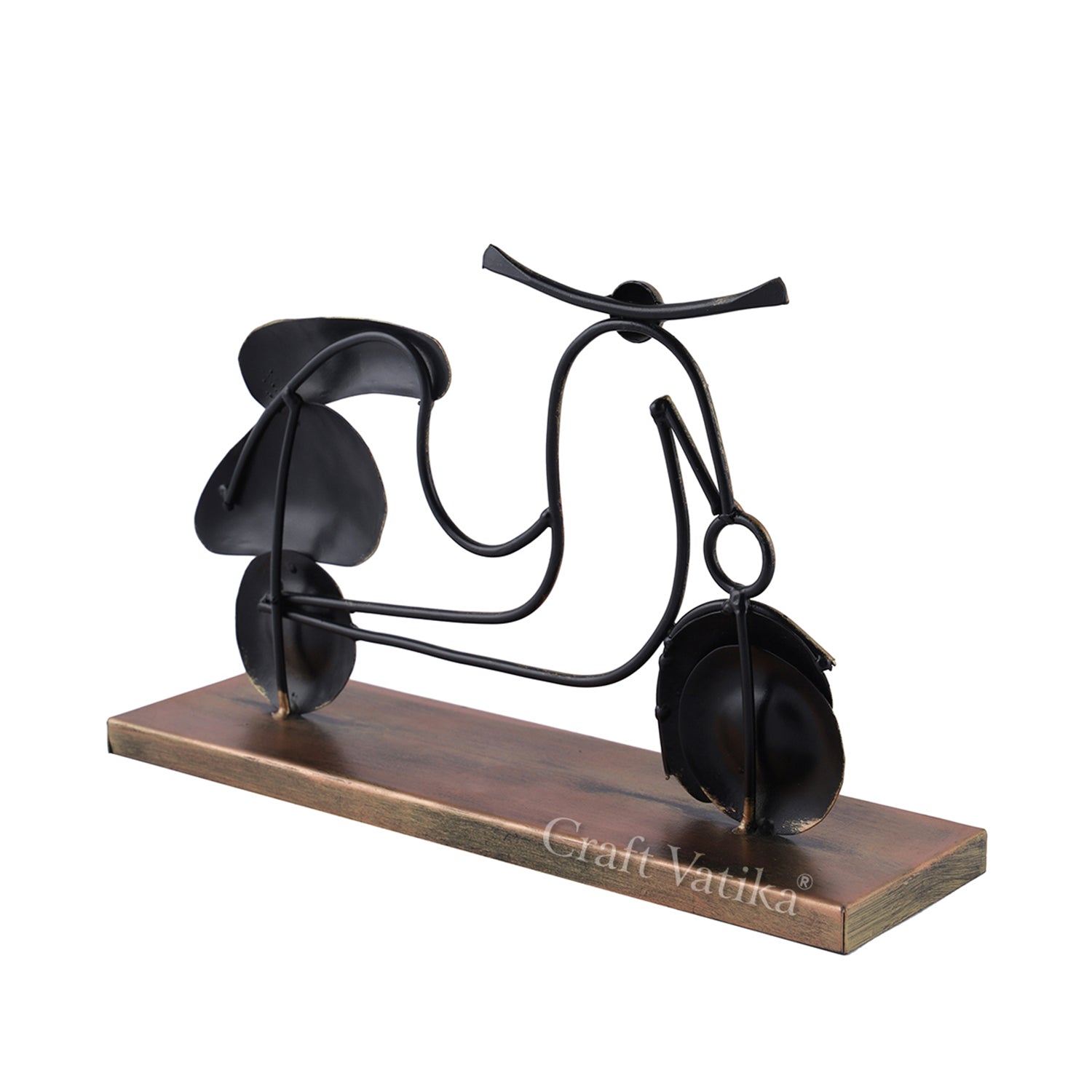 Iron Scooter Figurine Decorative Showpiece
