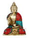 Multicolored Blessing Buddha Idol Showpiece Bts192-New