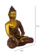 Sitting Bhumisparsa Buddha Idol Showpiece Statue Bbs300