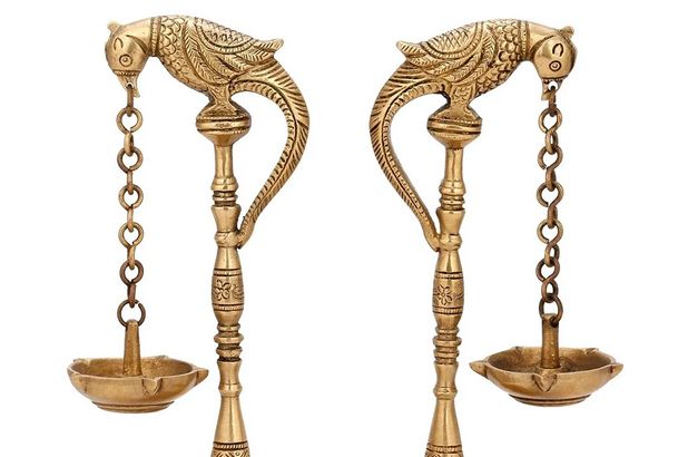 Brass Hanging Diyas Online