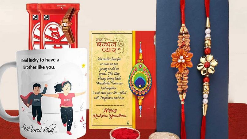 Rakhi chocolate gift hampers