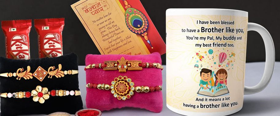 Rakhi with Mugs: A Heartwarming Gesture of Love and Affection