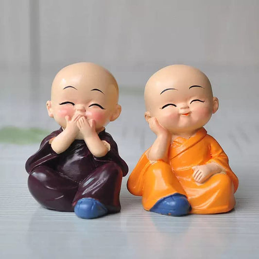 Baby Monk Buddha Showpiece Set of 4 BMAS113