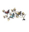 Metal 3D Butterflies With LED Lights Mounted Wall Hanging Showpiece 