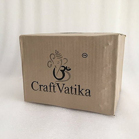 Collectible India Parrot Design Brass Diya (13 Cm X 5.1 Cm X 20.32 Cm, Gold)