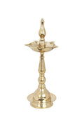 Brass Fancy Kerala Diya Oil Lamp for Puja