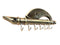 Metal Krishna'S Flute Peacock Quills Key Holder Key Chain 6 Hooks Wall Hanger Stand Dfmw276