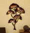Metal 3D Japanese Tree With LED Light Mounted Wall Hanging Showpiece 