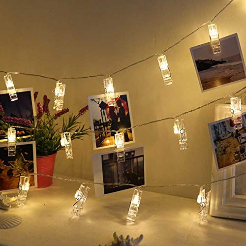 20 LED Photo Clip String Lights for Room Decoration