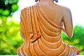 Wooden Abhaya Buddha Statue in Blessing Mudra