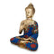 Brass Blessing Abhaya Gautam Blue Buddha Idol Bts166
