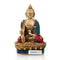 Brass Earth Touching Lord Buddha Idol Showpiece 