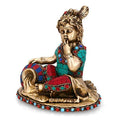 Baby Krishna Brass Idol Butter Thief Krishna Statue