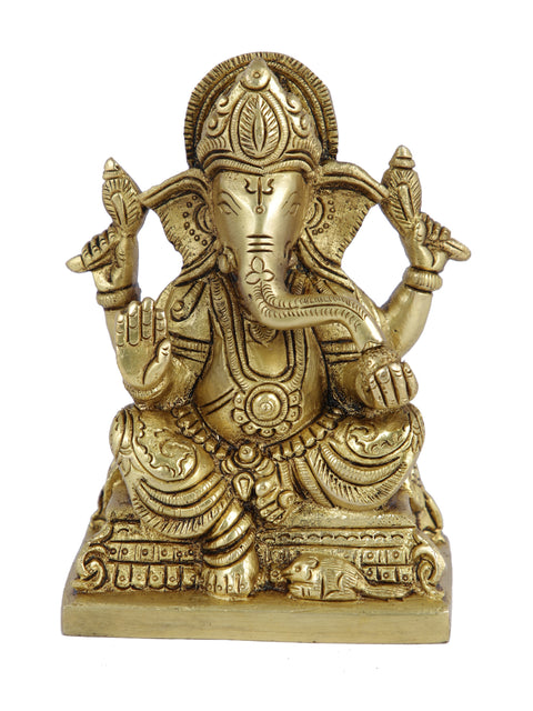 Lord Ganesha Brass Idol GBS251
