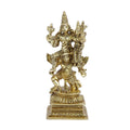Brass Vishnu Laxmi Idol Murti On Garuda Dev Statue Vbs109