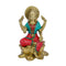 Brass Lakshmi Ji Idol Sitting On Lotus Pedestal Statue Showpiece Lts125