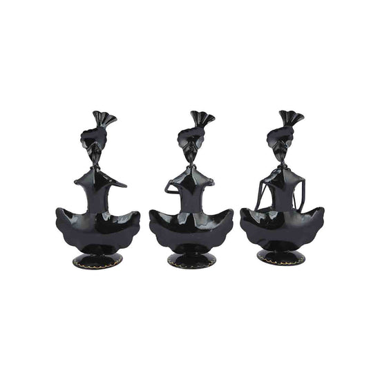 Rajasthani Iron Musician Mens Set of 3,DFMS446