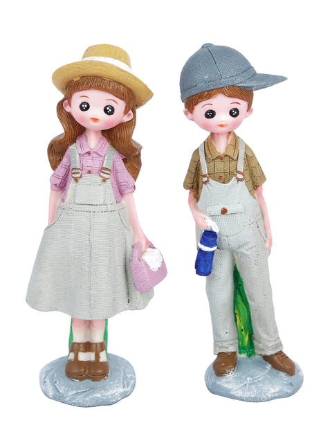 Standing Couple Resin Decorative Figurine CPLMAS114