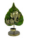 Metal Paan Shape Ganesha Tealight Candle Holder TCMH383