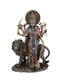 Standing Durga with Lion Idol