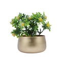 Metallic Golden Flower Vase Pot for Indoor DFMS470