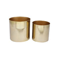 Metallic Gold Planter Pot Set of 2,DFMS469