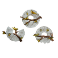 Metal Birds On Branches Frame  Wall Hanging Showpiece (Set Of 3) Dfmw396
