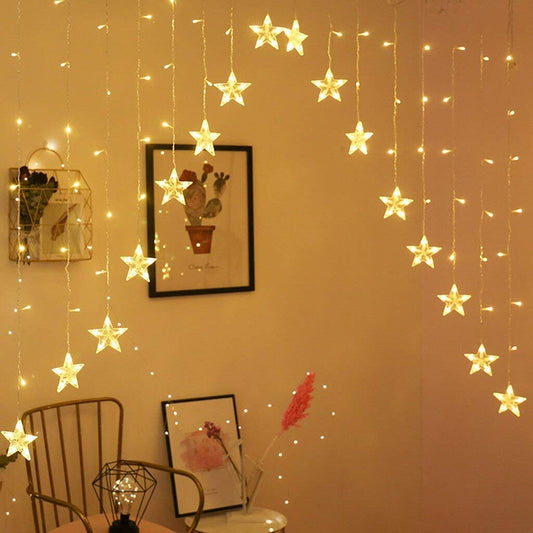 16 Stars 138 Led String Light For Home Decor