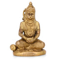 Brass Mediating Hanuman Idol Murti Statue