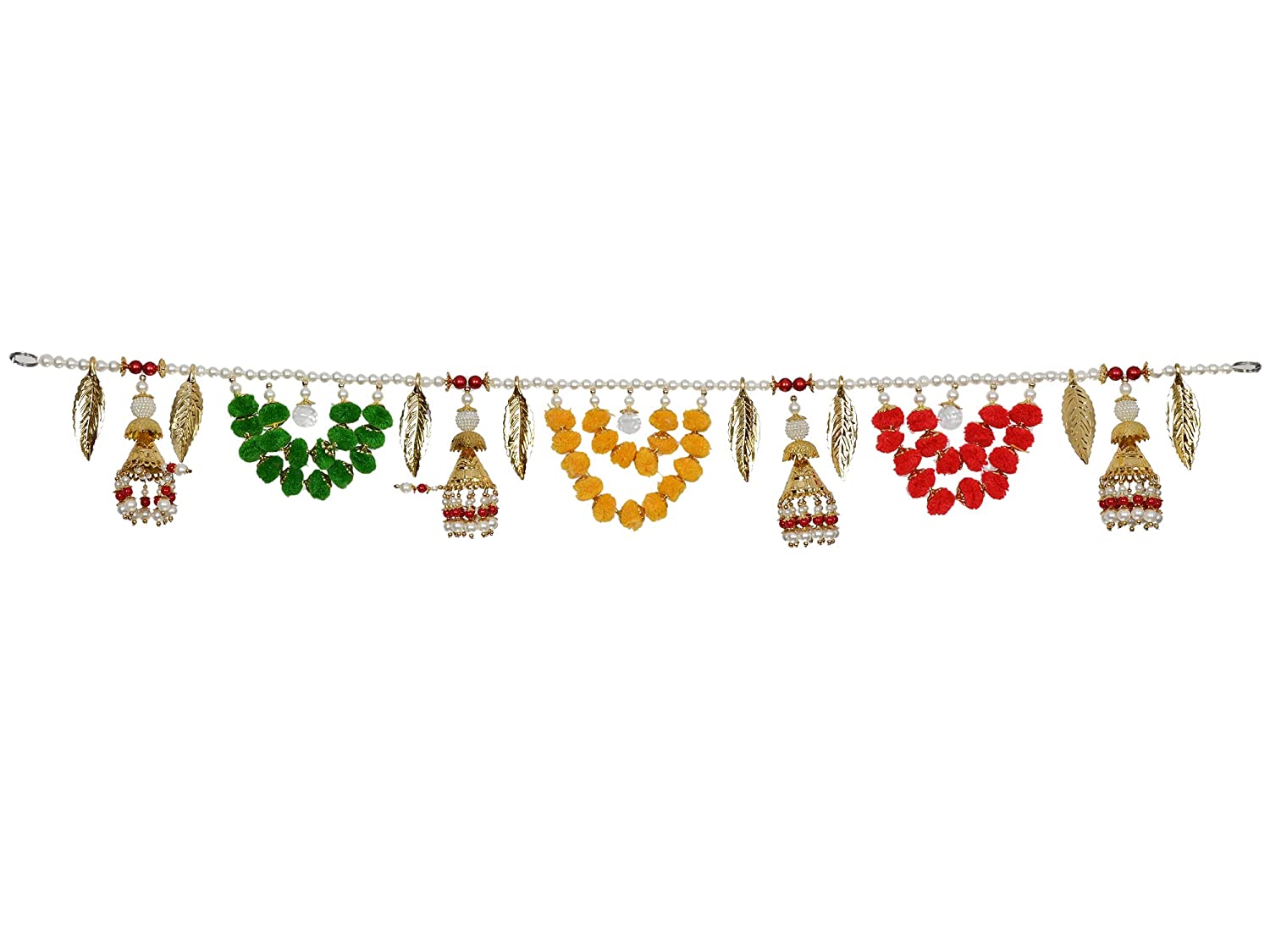 Handmade Pompom Toranam for Wall Door Home Decor Toran111