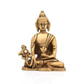 Brass Shakyamuni Gautam Buddha Decorative Statue With Sacred Kalash Bbs262