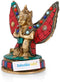 God Garuda Dev in Sitting Sculpture Brass Decorative Statue